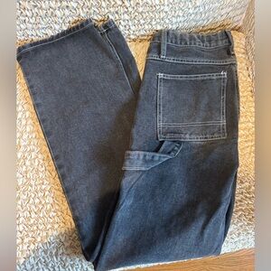 Brandy Melville John Galt Dark Grey Carpenter Jeans